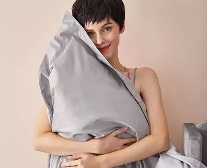 Our bedding sets made from 100% bamboo, it feel luxuriously soft, breathable, hypoallergenic, antibacterial and temperature regulated in hot and humid environments. What's more, they're also an excellent eco-friendly option.