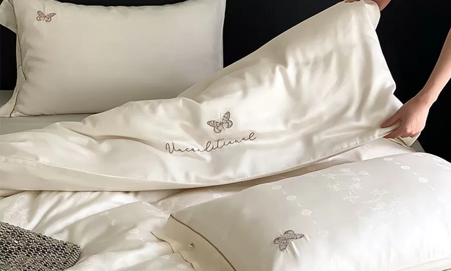 80s Jacquard Sateen Bedding Set