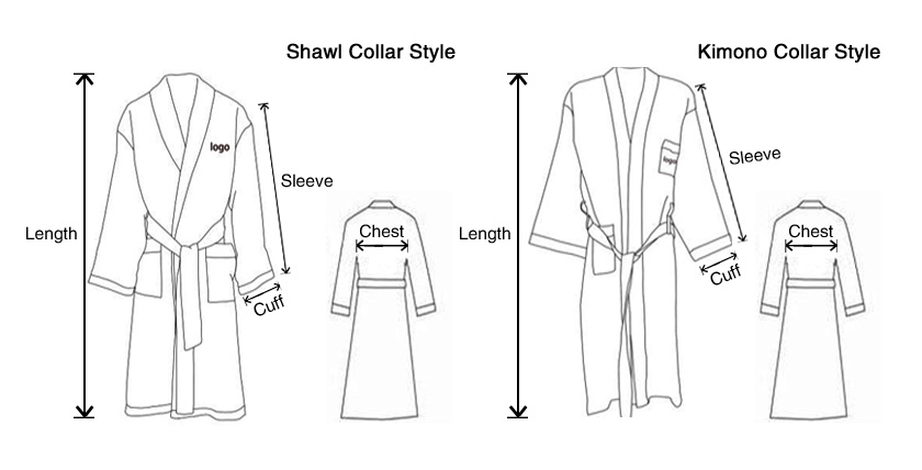 White Towelling Bathrobe