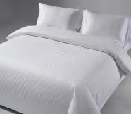 300 TC 0.5cm satin Strip  Hotel fabric 